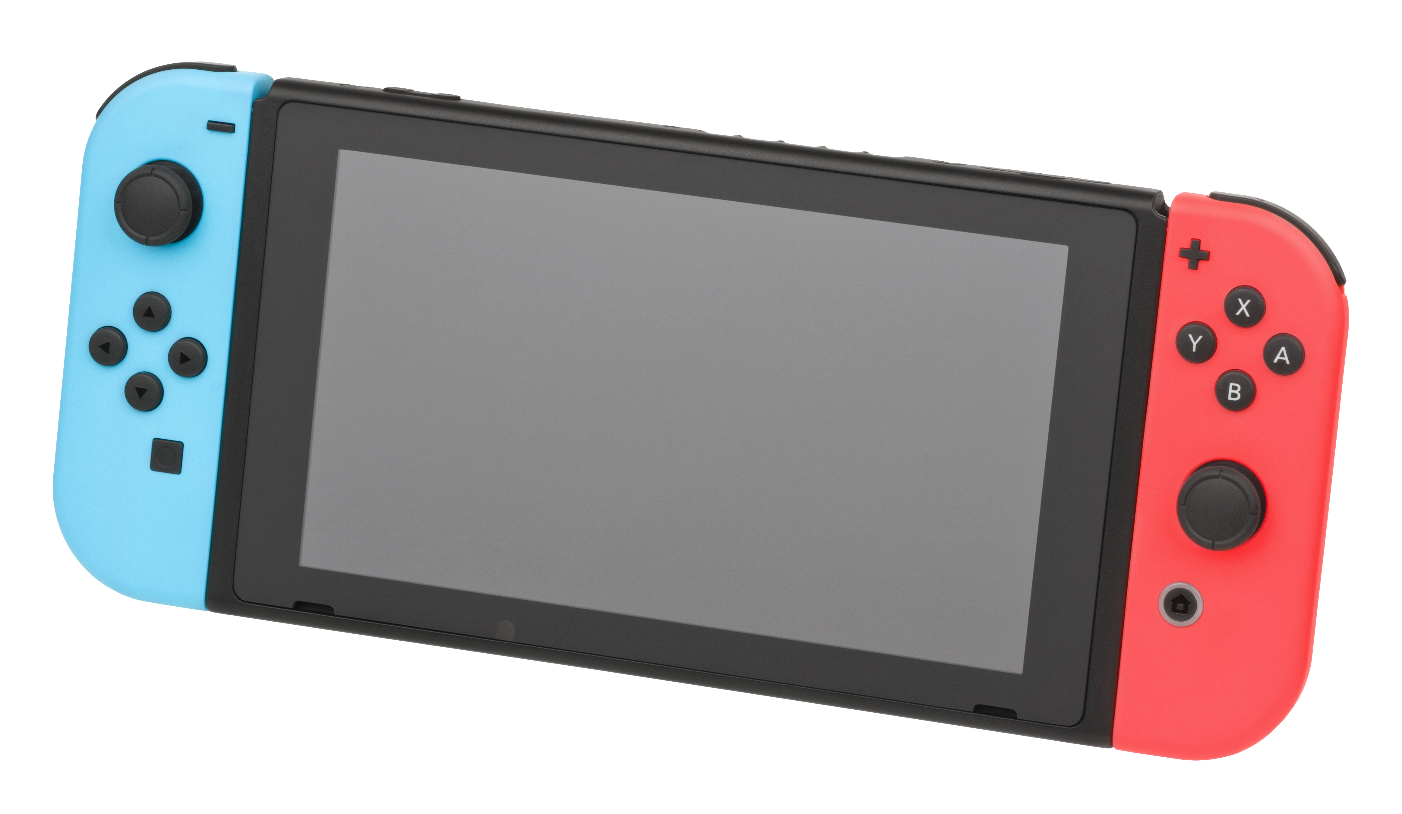 Nintendo Switch с присоединёнными Joy-Con