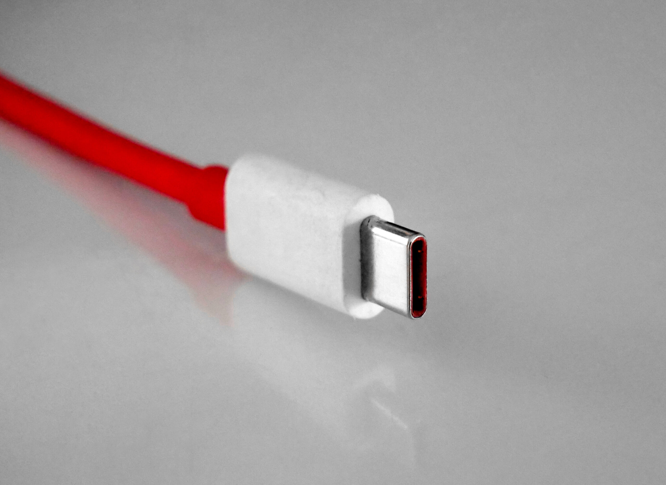 USB Type-C штекер, крупный план