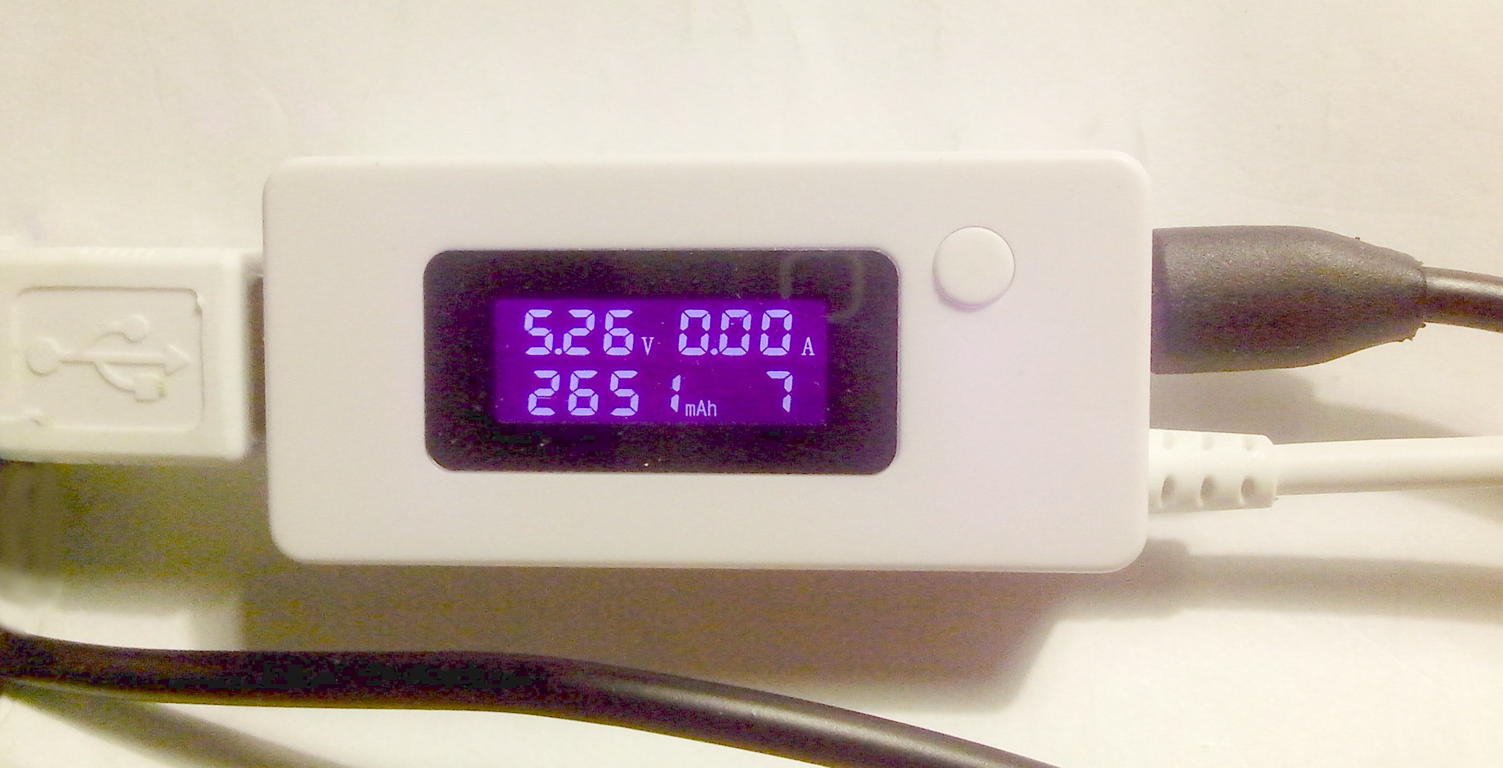 USB-тестер для измерения напряжения тока и мощности