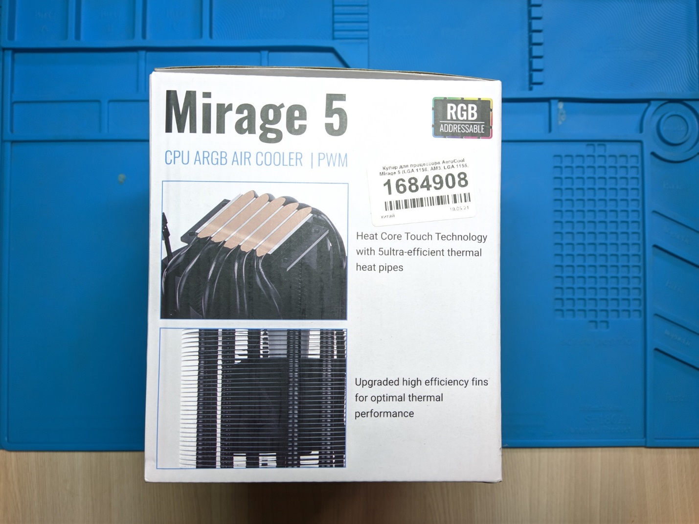 Коробка AeroCool Mirage 5 - боковая сторона