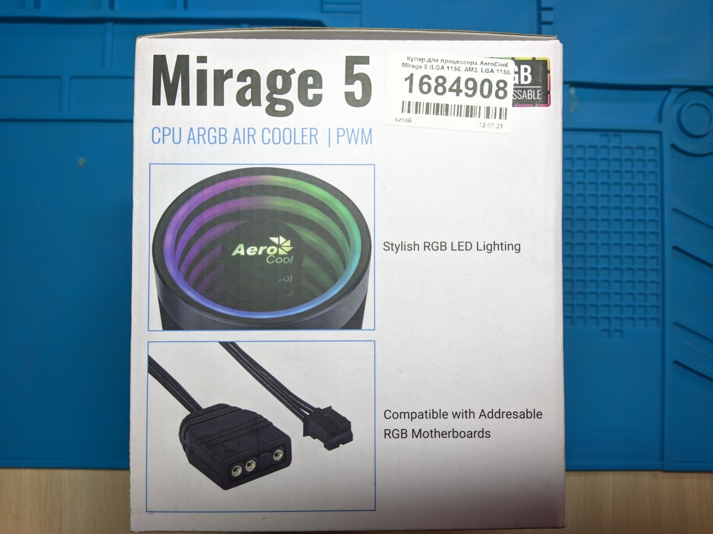 Коробка AeroCool Mirage 5 - другая боковая сторона