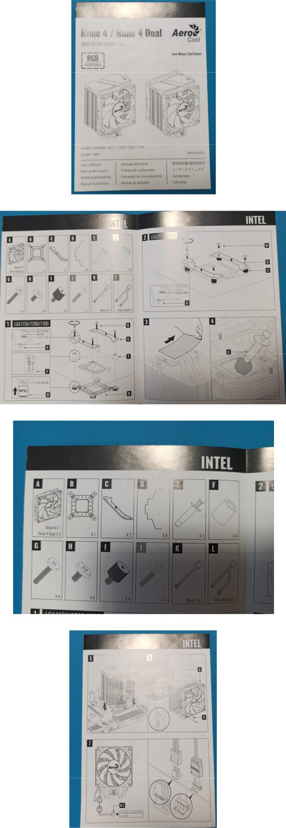 Схемы установки Intel и AMD