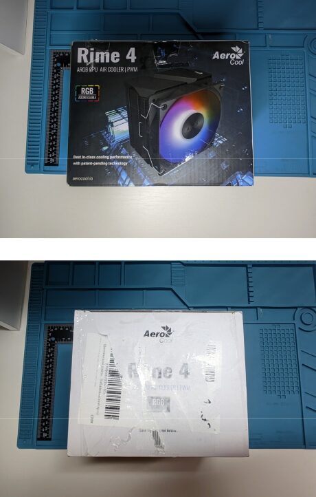 Коробка AeroCool Rime 4 — вид спереди и сверху