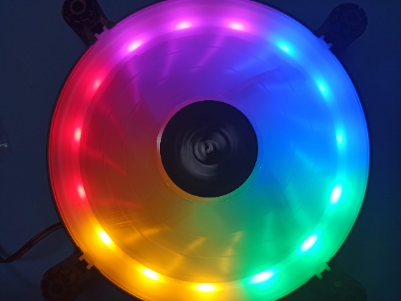 AeroCool Spectro 12 FRGB в работе