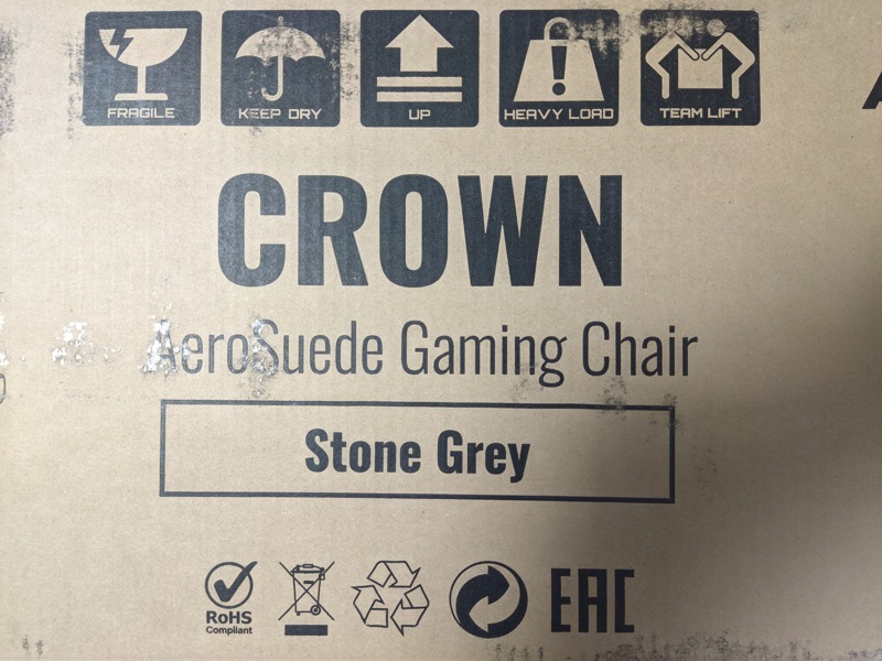 Коробка AeroCool CROWN AeroSuede — знаки транспортировки с другой стороны