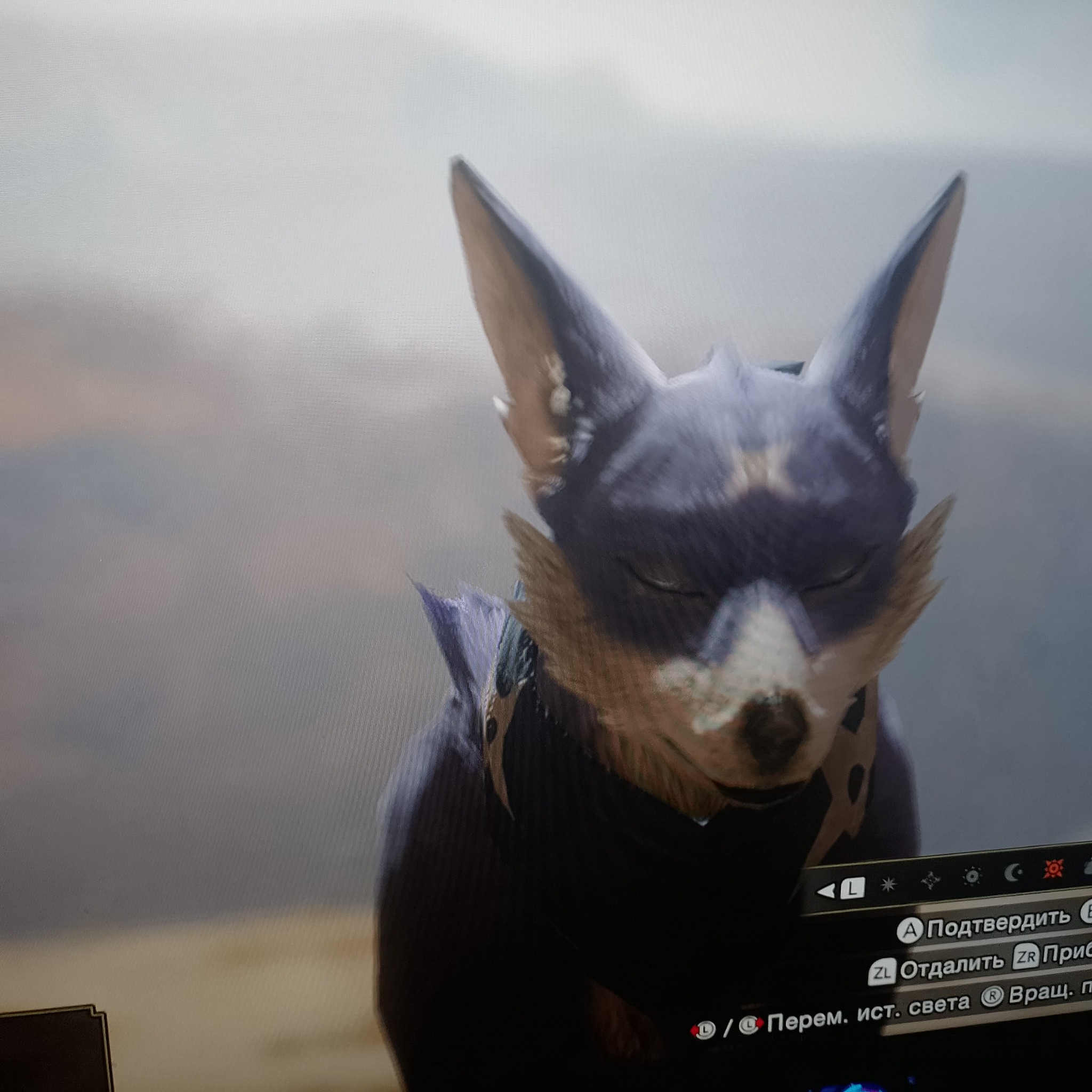 Титульный экран Monster Hunter Rise на русском языке