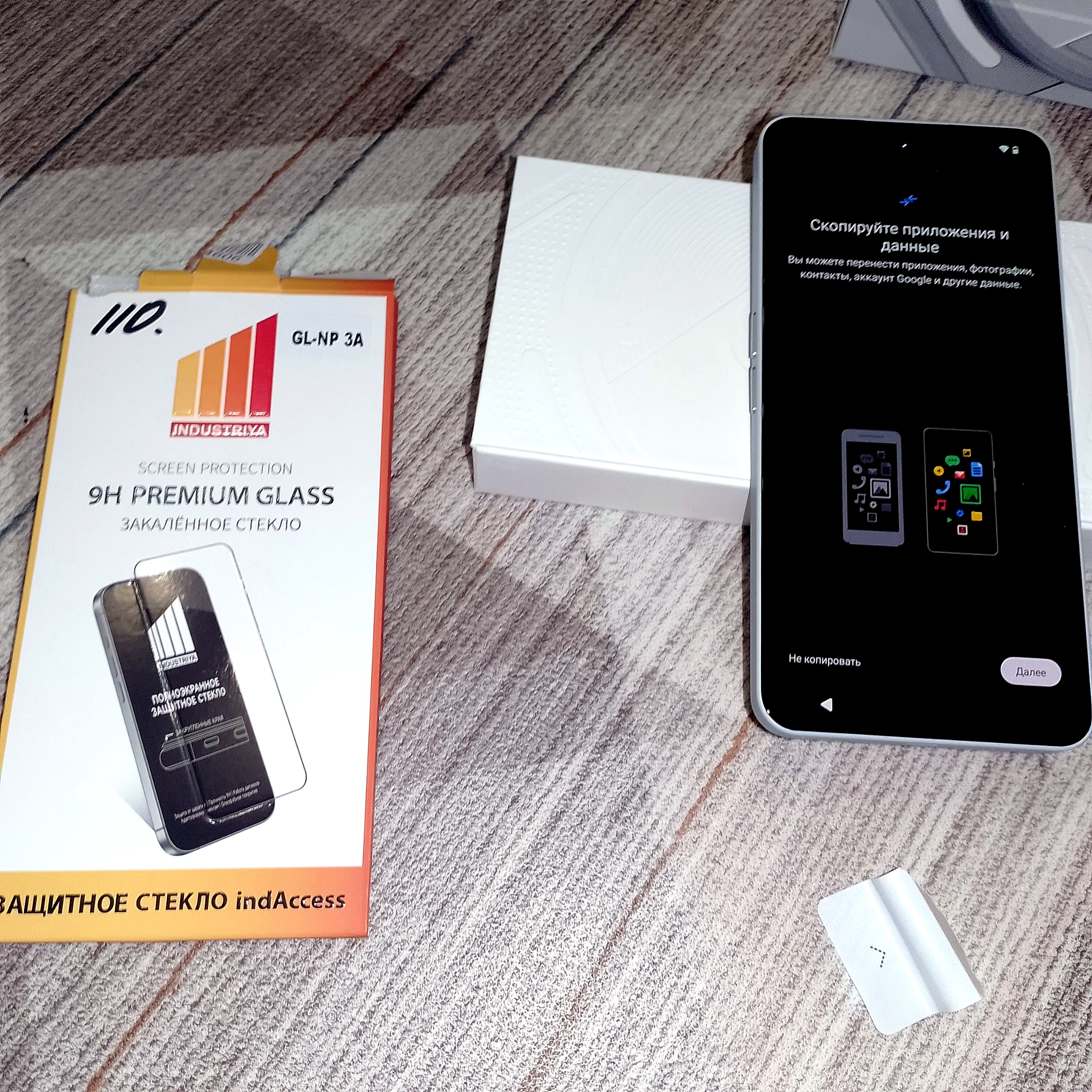 Экран переноса приложений и данных на Nothing Phone 3a Pro