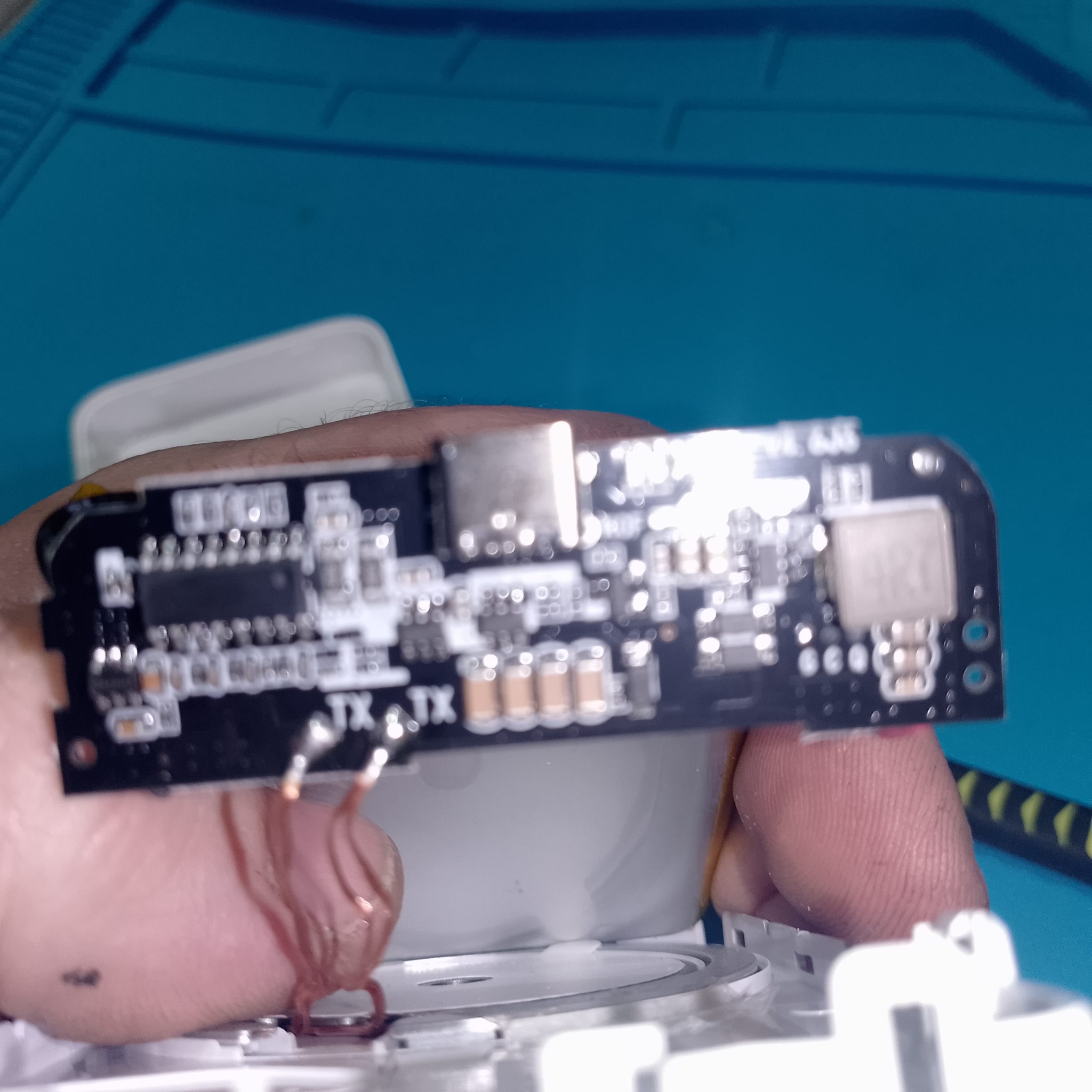 плата магнитного повербанка Z19 Type-C беспроводная зарядка