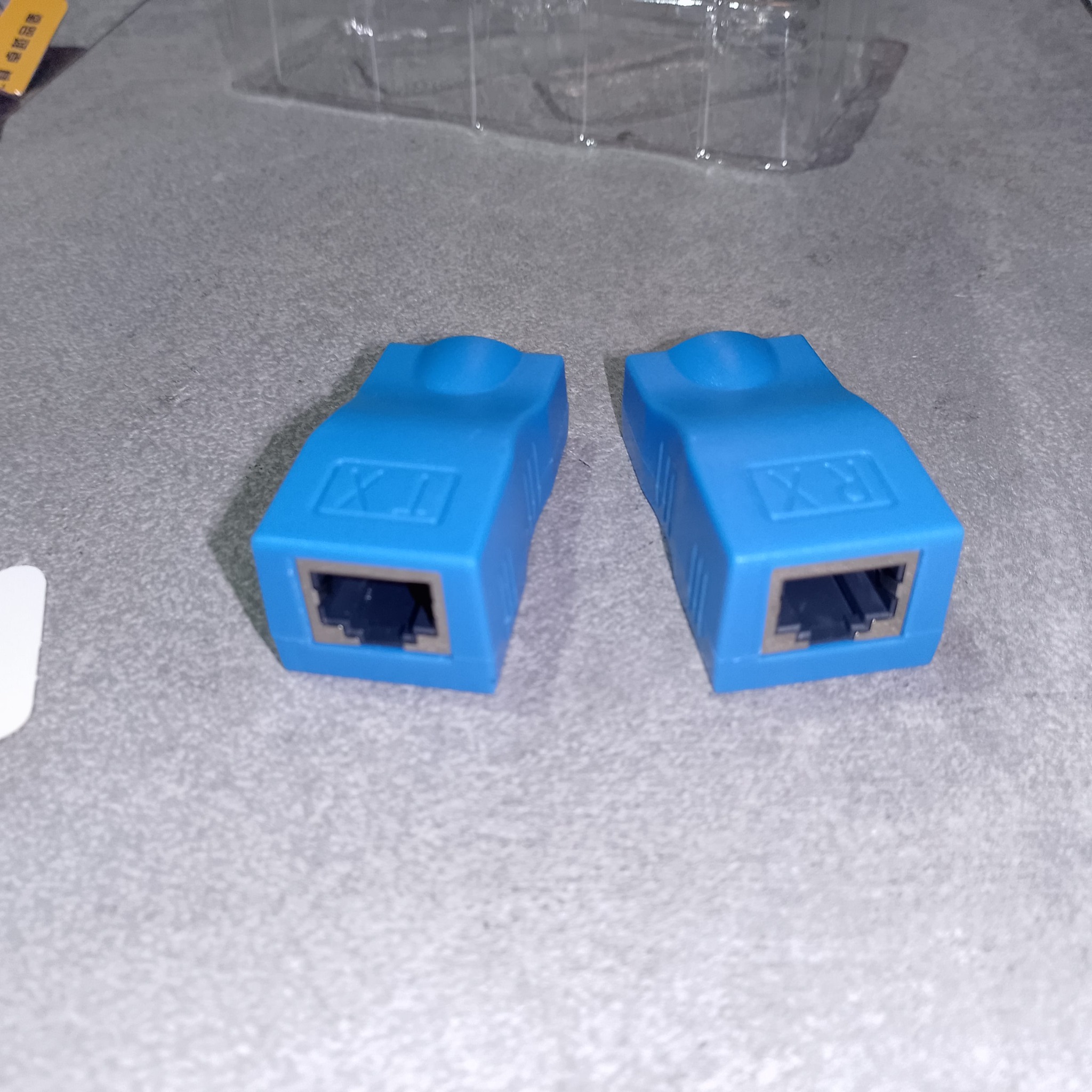 HDMI Extender TX/RX - торцы адаптеров с RJ45