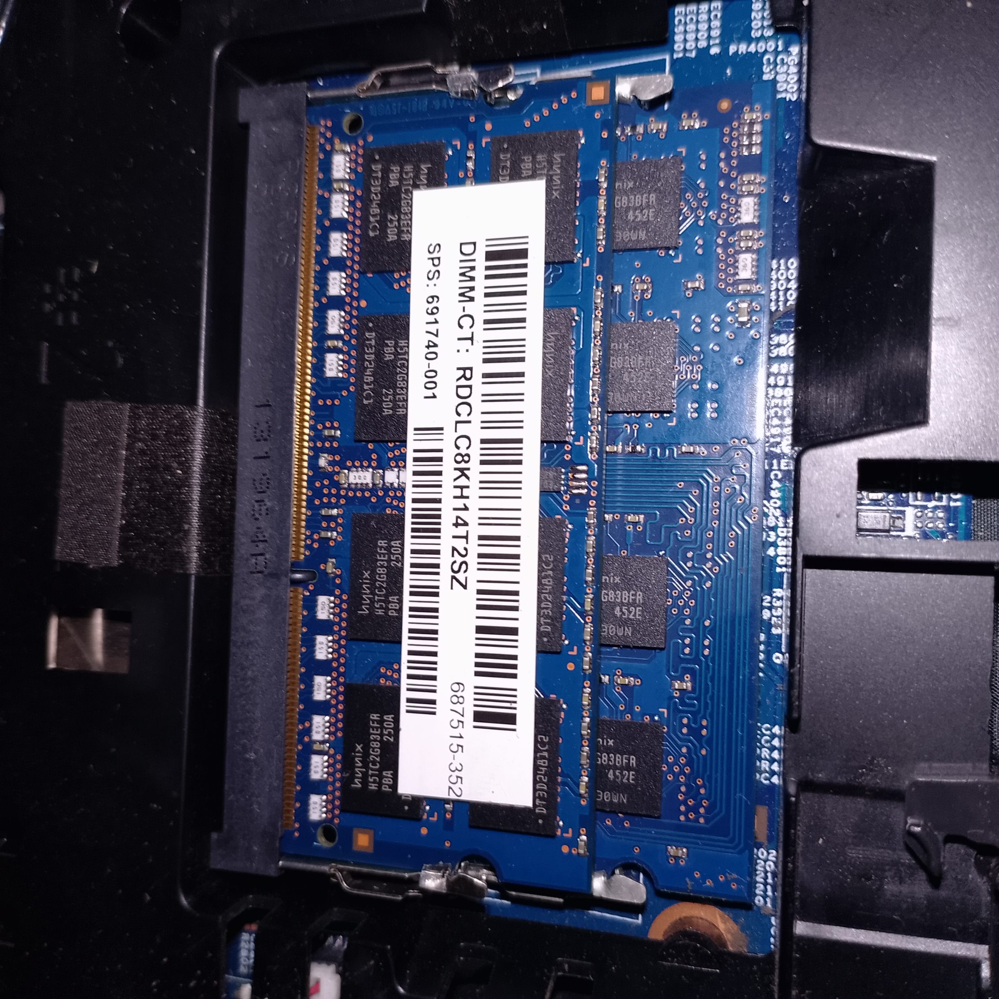 апгрейд ноутбука HP ProBook 450 G0 - слот памяти