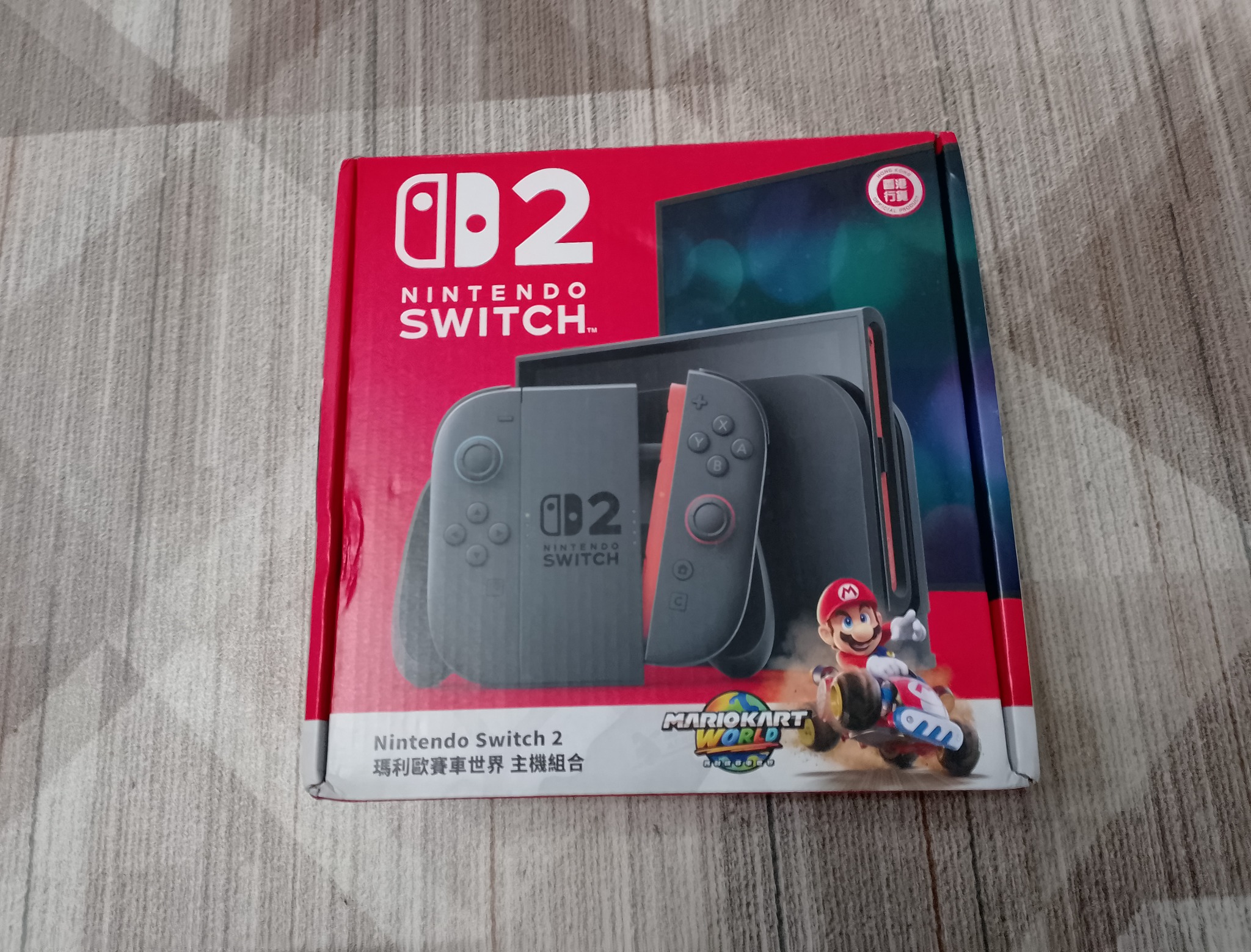 Nintendo Switch 2 Mario Kart World CN в красной коробке с китайским оформлением