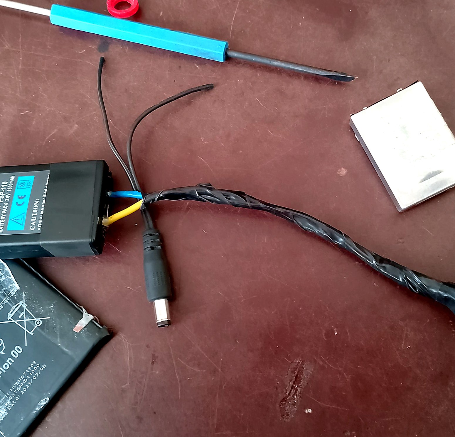 временный запуск PSP без родной батареи готовая выносная проводка к Xiaomi BN57