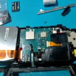ремонт PSP 1008 Street - плата и корпус перед финальной сборкой