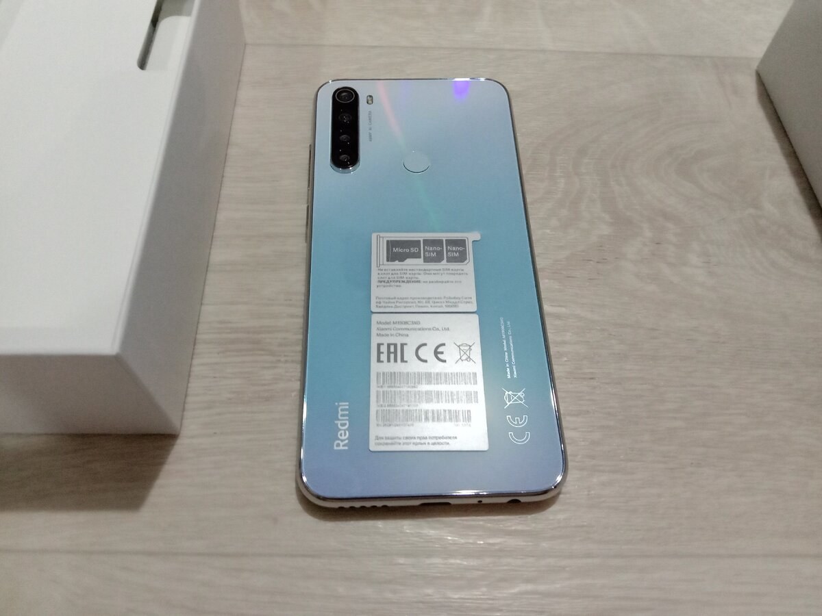 Redmi Note 8T задняя крышка и блок камер